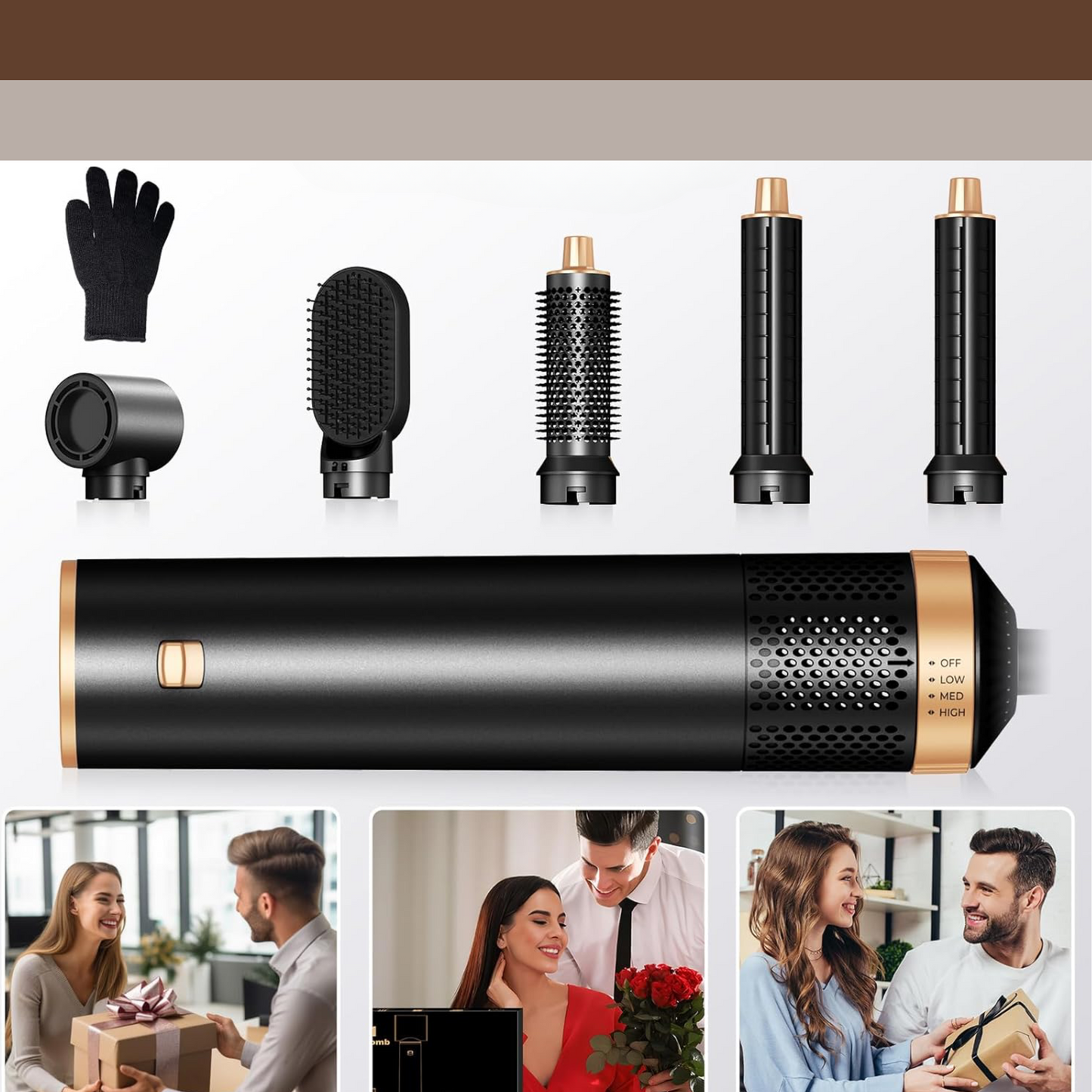 Curluxe Pro™ – 5 in 1 hair styler