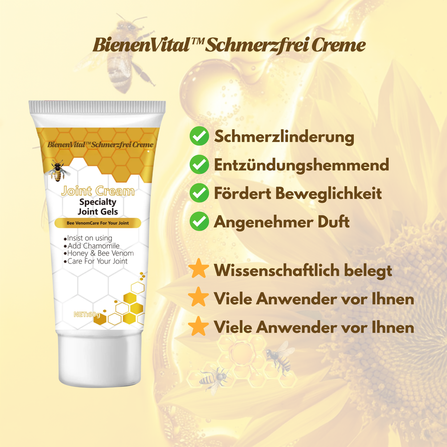 BienenVital™ Pain-Free Cream