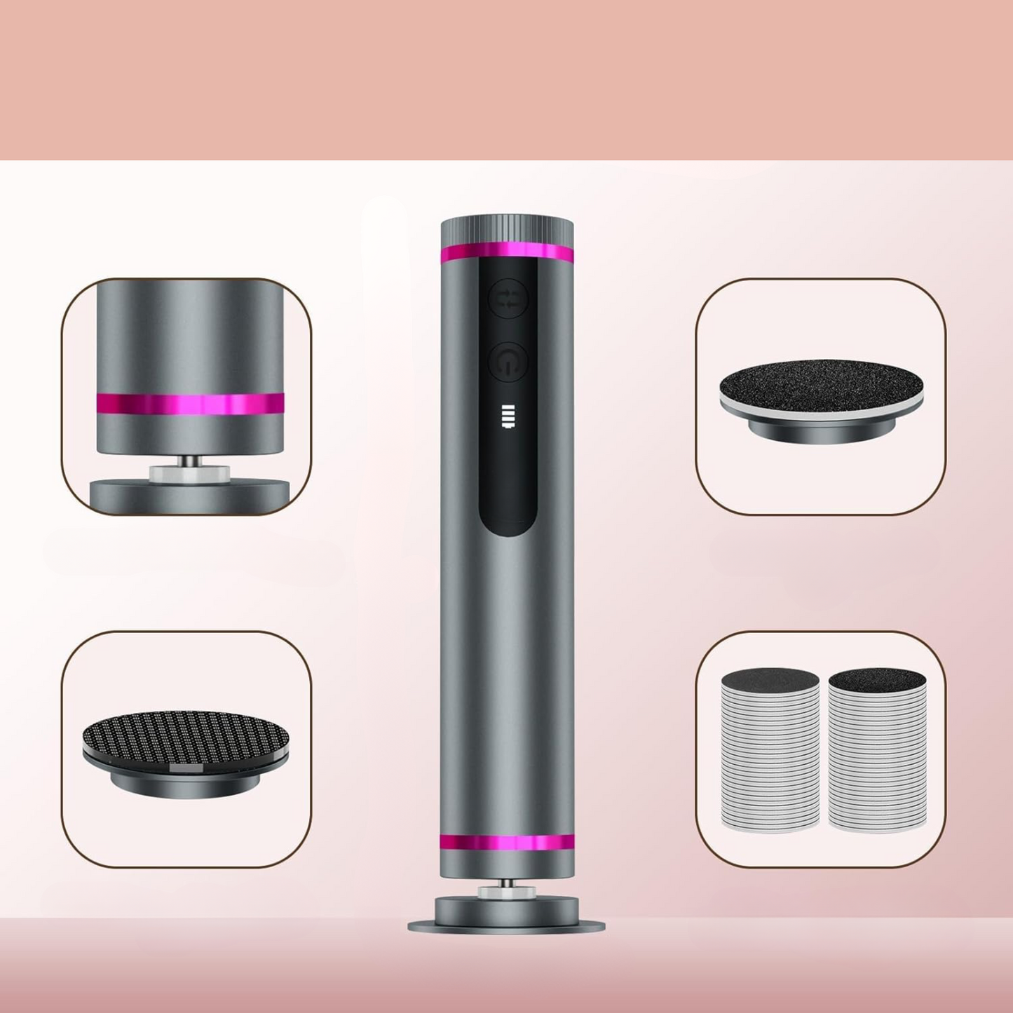 VelvaFeet™ – Electric Callus Remover