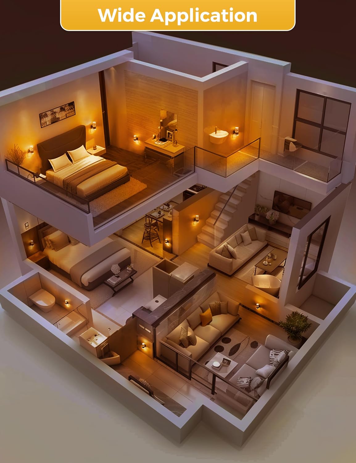 GlowLux™ Wall Lamp